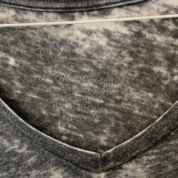 Freeze Large v neck black t shirt 60% cotton 40% polyester too tired to care - Picture 2 of 5